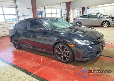 2020 Honda Civic Sport z USA, uszkodzony, nr VIN 2HGFC2E82LH544481